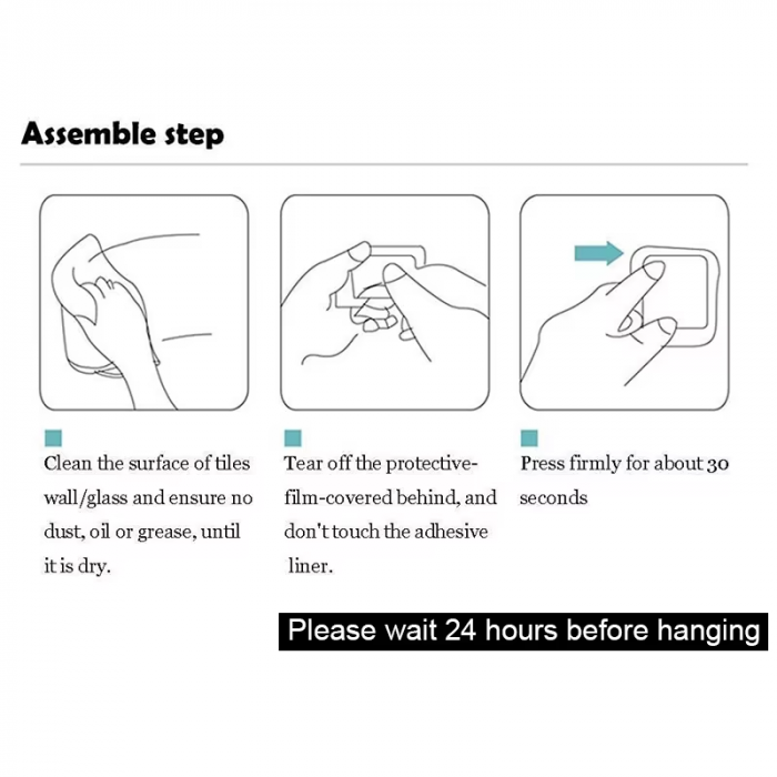 GANCHO ADHESIVO ACERO INOXIDABLE