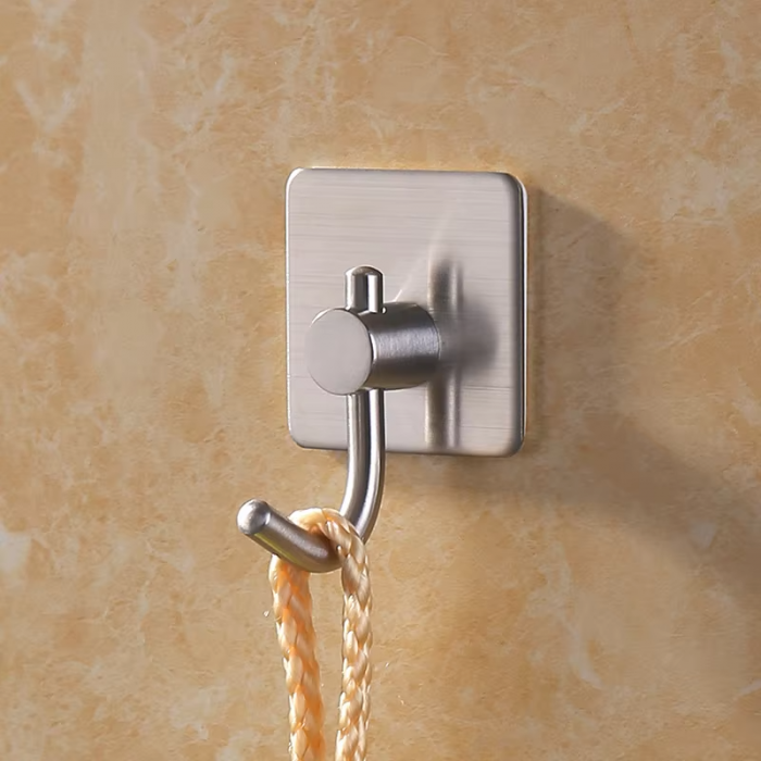 GANCHO ADHESIVO ACERO INOXIDABLE