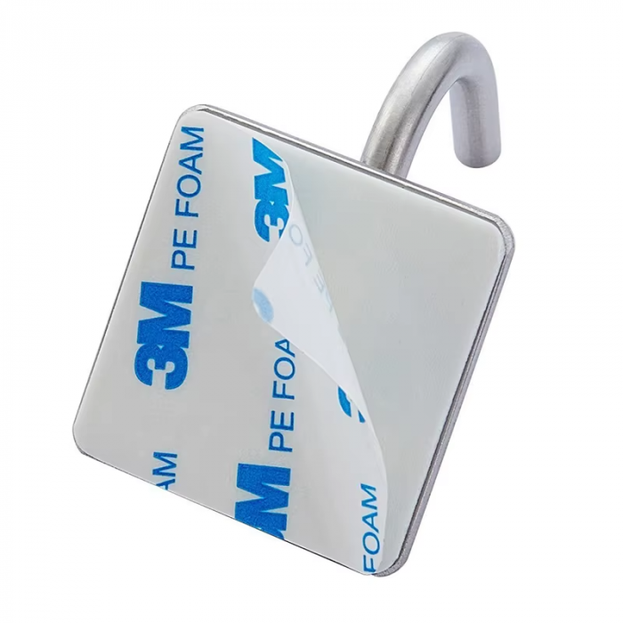 GANCHO ADHESIVO ACERO INOXIDABLE