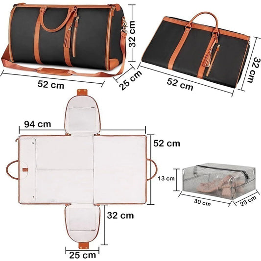 BOLSO DE MANO PLEGABLE DE VIAJE CARRY ON DESMONTABLE ARMABLE